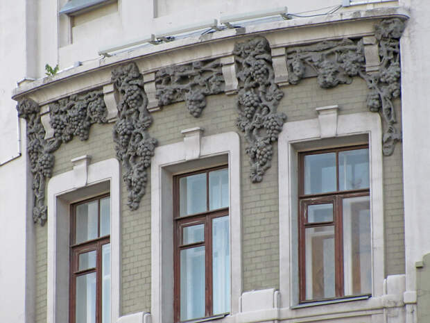 Причудливый декор московских домов в стиле модерн, ч.9