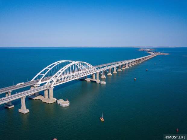 Железная дорога по Крымскому мосту откроется в конце года. Фото:most.life/multimedia