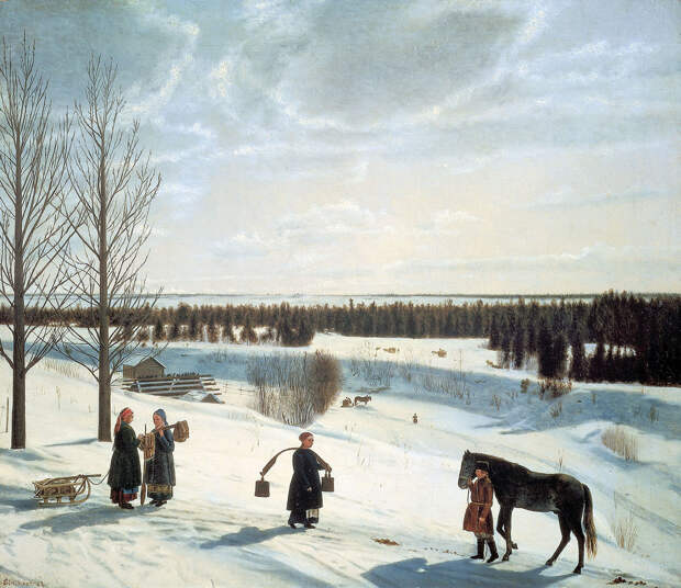 Никифор Крылов, «Русская зима», 1827 год