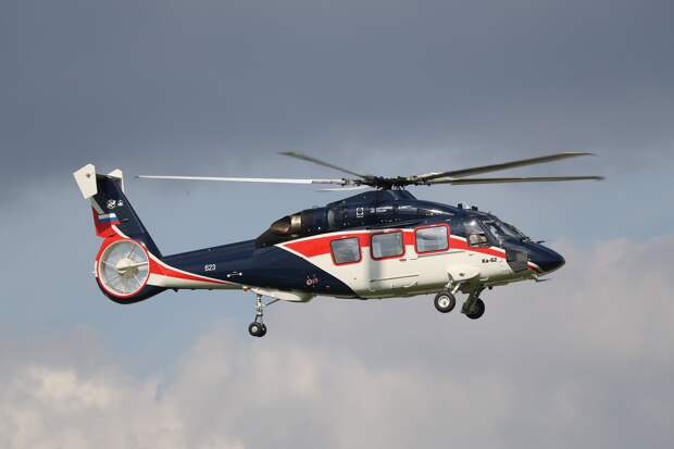 Сертифицирован вертолет Ка-62, проходивший испытания в ЦАГИ...