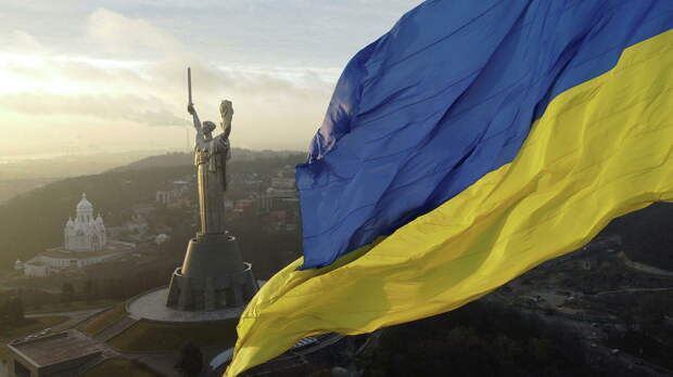 Флаг Украины над Киевом Флаг Украины над Киевом - РИА Новости, 1920, 04.01.2022