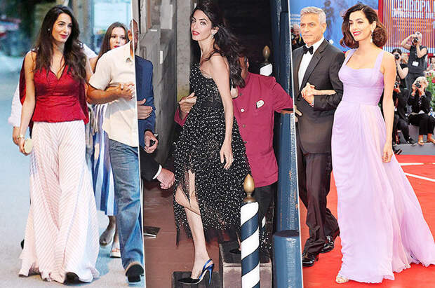 Взгляд не оторвать! 6 потрясающе стильных выходов Амаль Клуни после родов