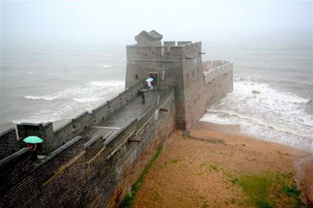 Где заканчивается Великая Китайская стена