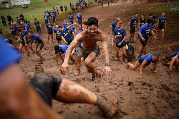 Ежегодная гонка по грязи Run Mud в Тель-Авиве