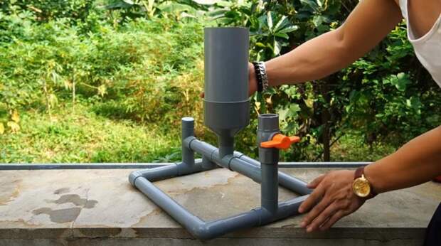 Как сделать водяной насос из пластиковых труб и фитингов