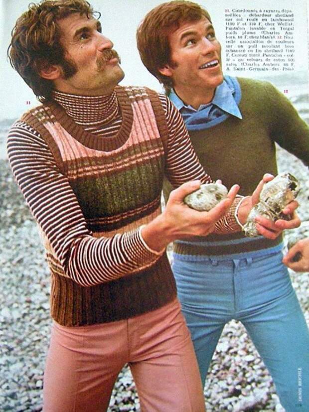 1970s Men’s Fashion, мода 70-х, мужская мода 1970