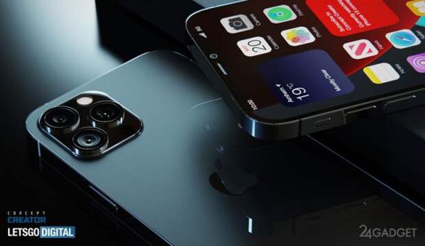 Новые смартфоны Apple iPhone 12s и iPhone 12s PRO получат уменьшенную «челку» и датчик Touch ID под дисплеем