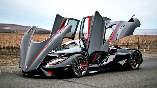 Самая мощная машина в мире - SSC Tuatara Гиперкар-ящер, который делали восемь лет: 1750 сил и 480 км/ч