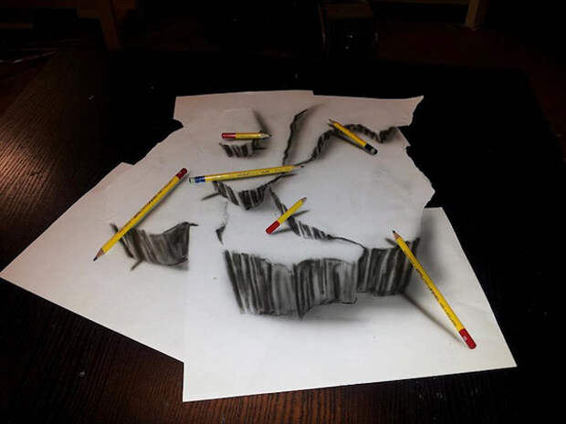 Best and Stunning 3D Pencil Drawings Art Collection by techblogstop 10