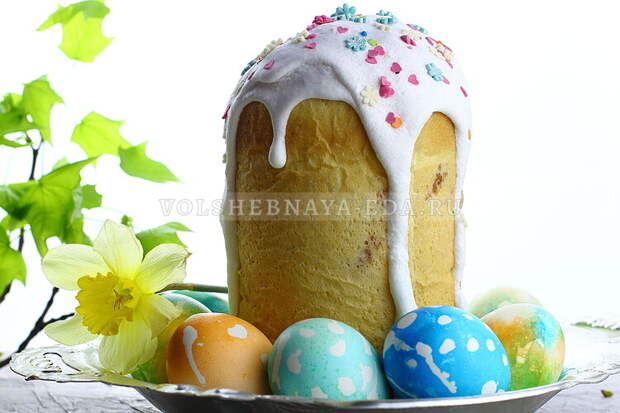 Сахарная глазурь для кулича на желатине