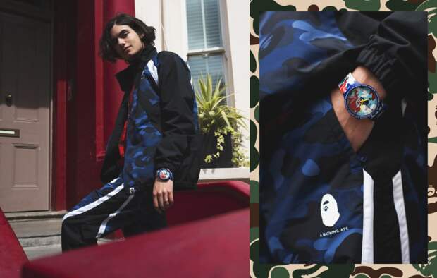 Главная коллаборация этого лета: Swatch Х BAPE
