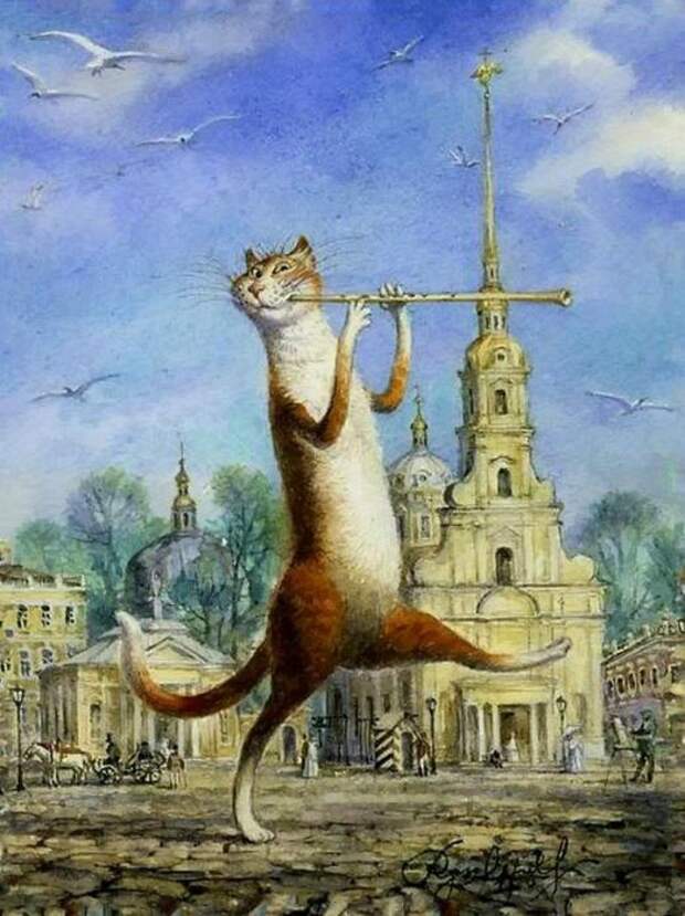 Питерские коты Владимира Румянцева