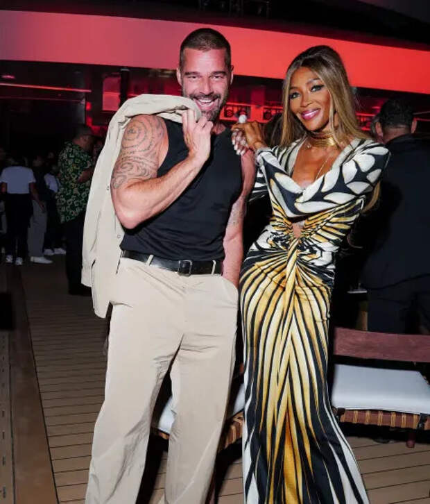 Рики Мартин и Наоми Кэмпбелл