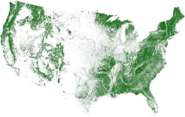 14 карт Соединенных Штатов Америки, которые вас очень удивят 