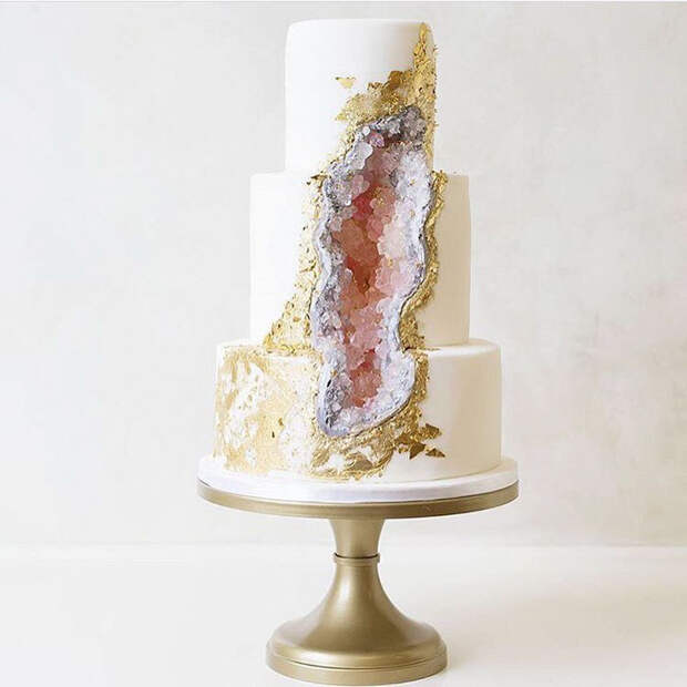 Geode Wedding Cake