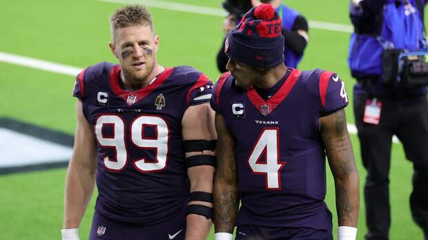 JJ Watt and Deshaun Watson