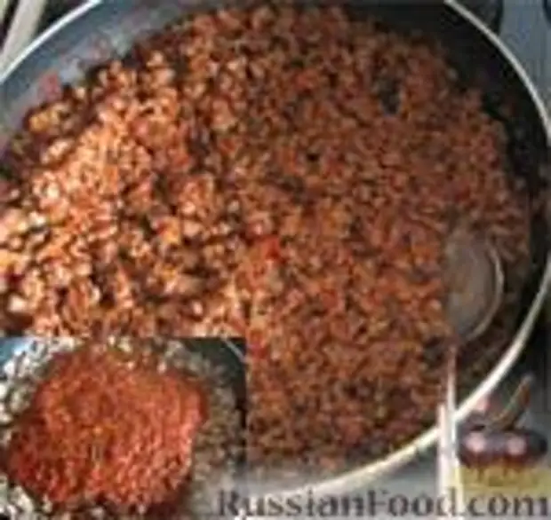 Подливка с мясным фаршем рецепт