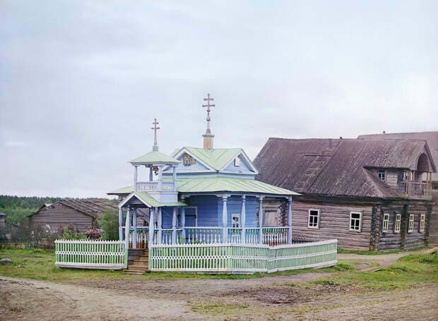 Часовня в деревне Топорня, 1909