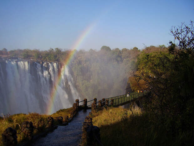 rainbow16 Радуга над самым большим водопадом в мире