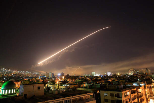 Военная операция США, Франции и Великобритании в Сирии... Хронология