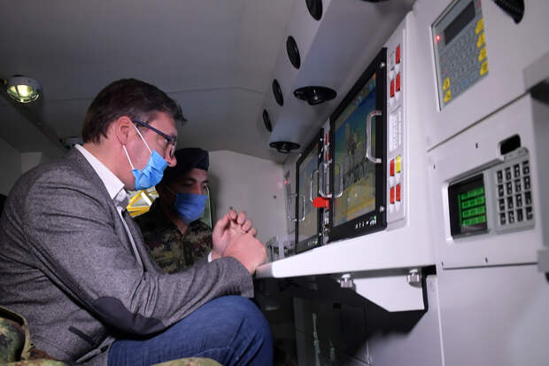 Зенитные ракетно-пушечные комплексы "Панцирь-С1" на вооружении в Сербии