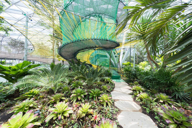 Уникальное сооружение Jewel Changi Airport в известном аэропорту