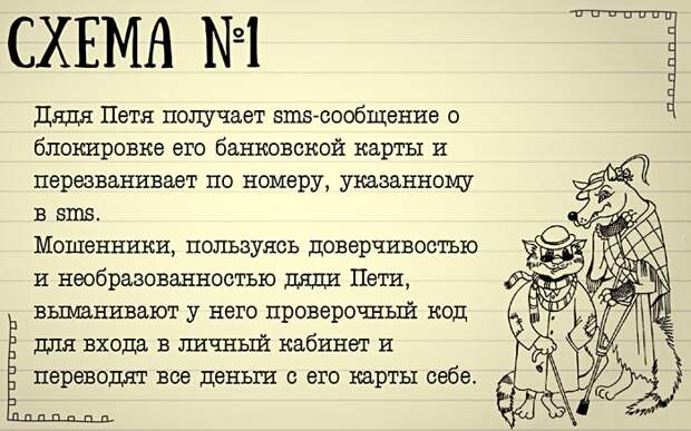 Мошеннические схемы