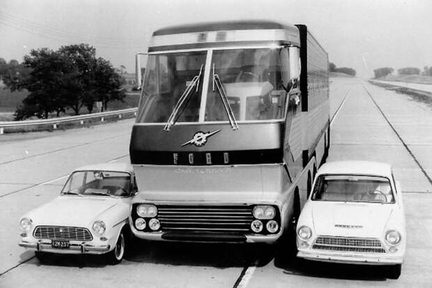 Ford Turbine Truck 1964 - Грузовик размером с дом ford, авто, автоистория, грузовик, концепт, концепт-кар, разработки, ретро авто