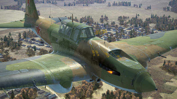 Линии для прицеливания на штурмовике Ил-2. | Фото: il2sturmovik.ru.
