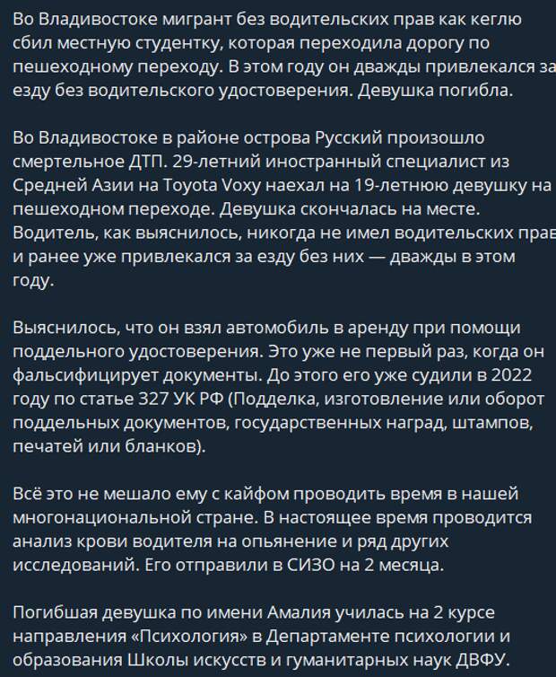 Смертельное ДТП во Владивостоке: Нелегальный Водитель за Рулем Во Владивостоке произошло шокирующее ДТП, в результате которого погибла молодая девушка.-7