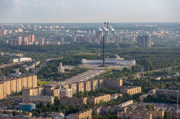 Виды Москвы с 75 этажа строящейся башни "Федерация" москва, башня, небоскреб, фото