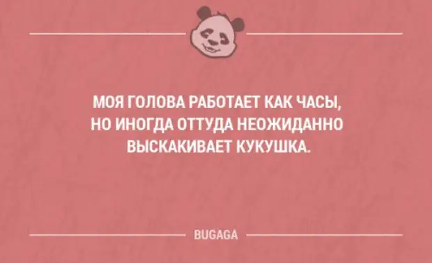 Моя голова не работает. Моя голова не работает. Моя голова не работает. Часы но иногда выскакивает кукушка. Моя голова не работает.