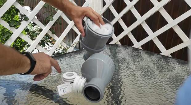 Как сделать бюджетный фильтр-пылесос для уборки дна бассейна