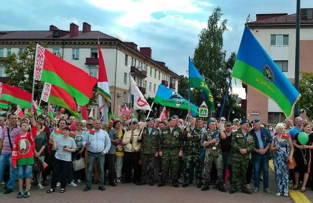 Митинги за Лукашенко 19.08.2020