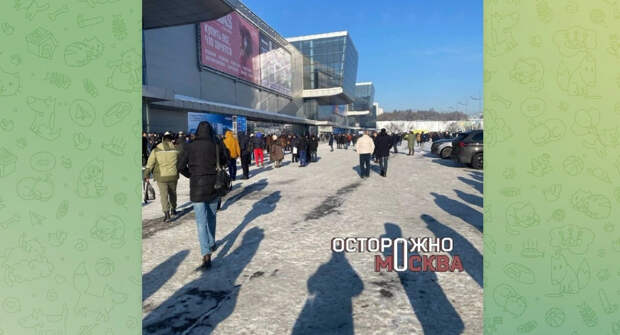 В Красногорске эвакуировали посетителей и персонал "Крокус Экспо"