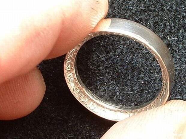 Как сделать кольцо из обычной монеты