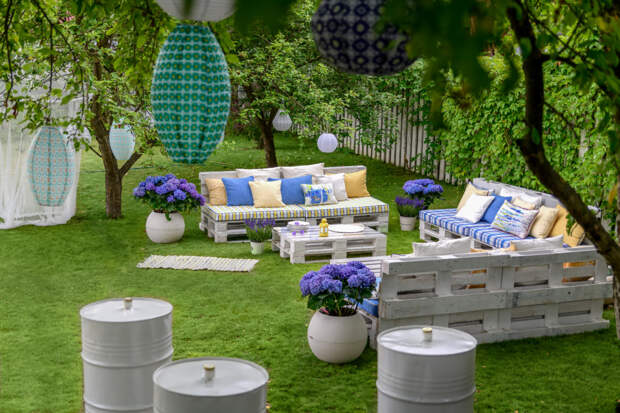 Как быстро оформить сад для домашней вечеринки: мастер-класс от Жени Ждановой - фото 5
