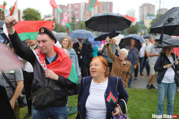 Митинги за Лукашенко 19.08.2020