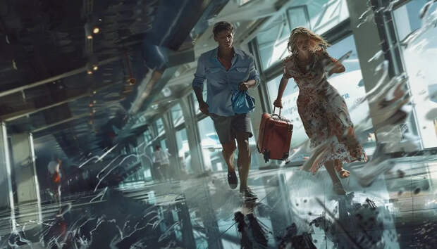 Коллапс в аэропорту Дубая после атаки Ирана: тысячи людей в очередях