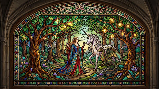 День витражных сказок: магия света и стекла