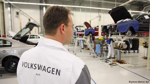 Сборка автомобилей VW в России