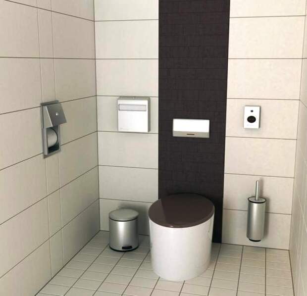 Установка подвесной сантехники в туалете