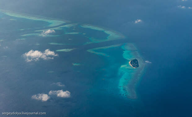 Мальдивы с высоты птичьего полета