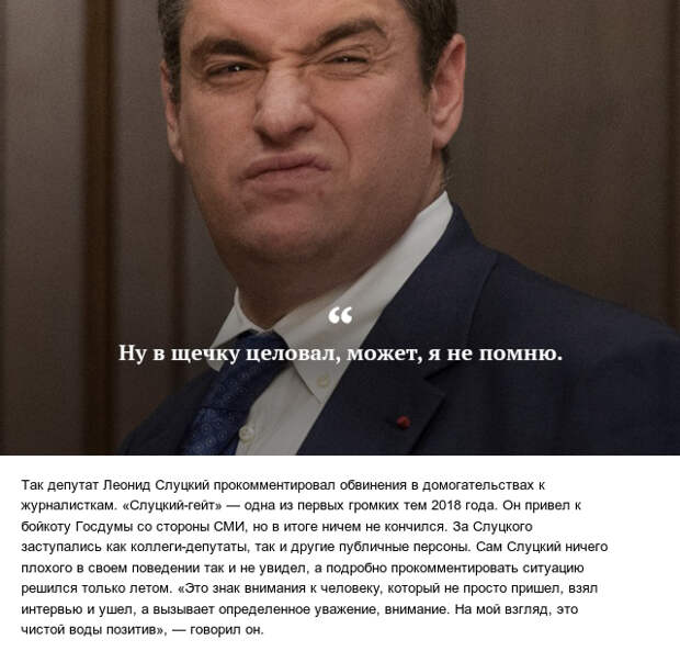 Самые запоминающиеся цитаты известных людей в 2018 году