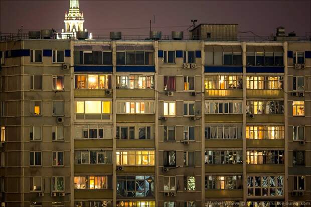 Вечерняя Москва сверху с ХХС MskCCSroof11 Вечерняя Москва сверху с ХХС