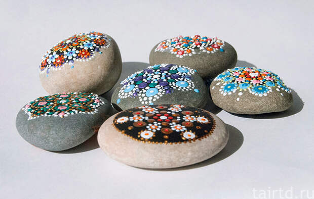 Точечная роспись по камням