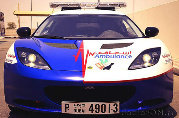 Лотус Эвора (Lotus Evora) Дубайской скорой помощи