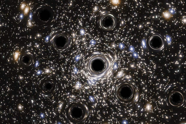 ПНИПУ: столкновение черных дыр через 100 лет для Земли не представляет угрозы