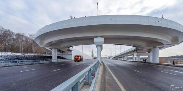 Собянин открыл эстакаду-связку Северо-Восточной и Северо-Западной хорд. Фото: mos.ru