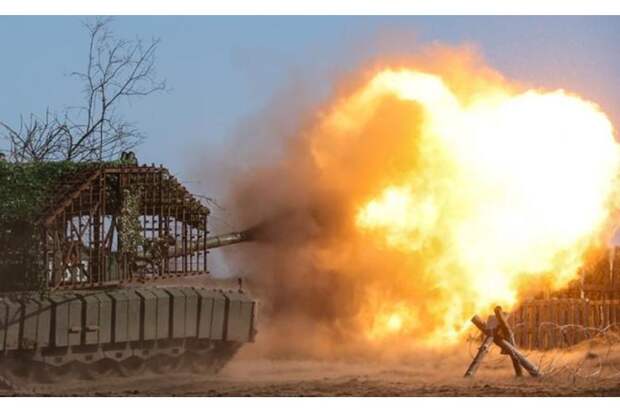 Огненный вал в Константиновке: Сожжен танк Leopard 2A6, «Горынычи» из ФСБ расстреляли укро-ДРГ